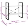 2-stöckiges Sperrholzregal grau 100x30x70 cm von vidaXL, Bücherregale und Regale - Ref: Foro24-806469, Preis: 35,34 €, Rabatt: %