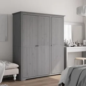 BODO wardrobe solid gray pine wood 151.5x52x176.5 cm by vidaXL, Wardrobes - Ref: Foro24-355064, Price: 394,85 €, Discount: %