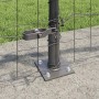 Reja con postes Gris 0.6 x 25 m Acero