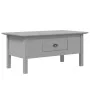 BODO solid pine wood coffee table in gray, 100x55x46 cm by vidaXL, Coffee table - Ref: Foro24-355070, Price: 77,17 €, Discoun...