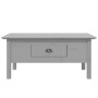 BODO solid pine wood coffee table in gray, 100x55x46 cm by vidaXL, Coffee table - Ref: Foro24-355070, Price: 78,14 €, Discoun...