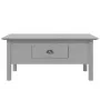 BODO solid pine wood coffee table in gray, 100x55x46 cm by vidaXL, Coffee table - Ref: Foro24-355070, Price: 77,17 €, Discoun...