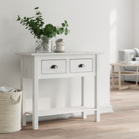 BODO Konsolentisch aus massivem weißem Kiefernholz 90x34,5x73 cm von vidaXL, Seitentische - Ref: Foro24-355071, Preis: 104,56...