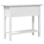 BODO console table solid white pine wood 90x34.5x73 cm by vidaXL, Side tables - Ref: Foro24-355071, Price: 102,43 €, Discount: %