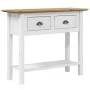 Mesa consola BODO madera maciza de pino marrón 91x35x74 cm de vidaXL, Mesas auxiliares - Ref: Foro24-355072, Precio: 100,05 €...