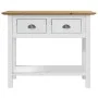 BODO Konsolentisch aus massivem Kiefernholz braun 91x35x74 cm von vidaXL, Seitentische - Ref: Foro24-355072, Preis: 100,05 €,...