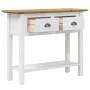 Mesa consola BODO madera maciza de pino marrón 91x35x74 cm de vidaXL, Mesas auxiliares - Ref: Foro24-355072, Precio: 100,05 €...