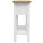 BODO solid pine wood console table brown 91x35x74 cm by vidaXL, Side tables - Ref: Foro24-355072, Price: 101,98 €, Discount: %