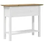 BODO Konsolentisch aus massivem Kiefernholz braun 91x35x74 cm von vidaXL, Seitentische - Ref: Foro24-355072, Preis: 100,05 €,...