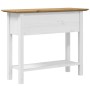BODO solid pine wood console table brown 91x35x74 cm by vidaXL, Side tables - Ref: Foro24-355072, Price: 101,98 €, Discount: %