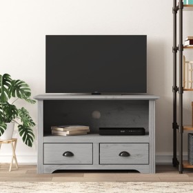TV-Möbel mit 2 Schubladen BODO aus grauem Kiefernholz 91,5x44,5x56 cm. von vidaXL, TV-Möbel - Ref: Foro24-355076, Preis: 103,...