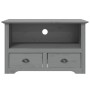 Mueble de TV 2 cajones BODO madera de pino gris 91,5x44,5x56 cm de vidaXL, Muebles TV - Ref: Foro24-355076, Precio: 103,82 €,...