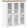 Kleiderschrank mit Glastüren BODO Kiefernholz weiß braun von vidaXL, Sideboards - Ref: Foro24-355078, Preis: 276,97 €, Rabatt: %