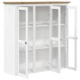 Kleiderschrank mit Glastüren BODO Kiefernholz weiß braun von vidaXL, Sideboards - Ref: Foro24-355078, Preis: 283,27 €, Rabatt: %