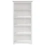 BODO Bücherregal 5 Regale aus massivem weißem Kiefernholz 80x38x180 cm von vidaXL, Bücherregale und Regale - Ref: Foro24-3550...