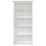 BODO bookcase 5 shelves solid white pine wood 80x38x180 cm by vidaXL, Bookcases and shelves - Ref: Foro24-355080, Price: 186,...