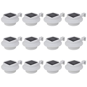 Solar lamps for outdoor fence 12 pcs LED black by vidaXL, Outdoor lighting - Ref: Foro24-277123, Price: 73,41 €, Discount: %