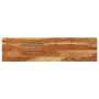 Mesa consola de madera maciza de acacia 120x30x75 cm