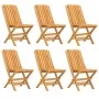 Garden dining set 7 pieces solid teak wood by vidaXL, Garden sets - Ref: Foro24-3155004, Price: 625,74 €, Discount: %