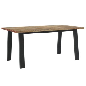 Mesa de comedor de madera de acacia maciza 170x90 cm
