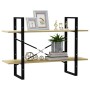 2-stöckiges Regal aus Sonoma-Eichensperrholz, 100 x 30 x 70 cm von vidaXL, Bücherregale und Regale - Ref: Foro24-806470, Prei...