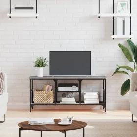 Mueble TV hierro y madera contrachapada gris Sonoma 100x35x45cm de vidaXL, Muebles TV - Ref: Foro24-831801, Precio: 50,13 €, ...