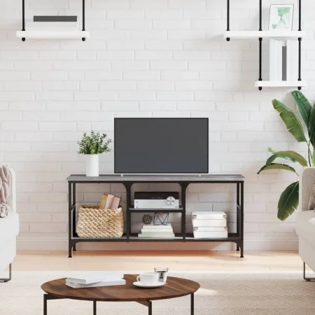 Sonoma gray iron and plywood TV cabinet 100x35x45cm by vidaXL, TV Furniture - Ref: Foro24-831801, Price: 50,13 €, Discount: %