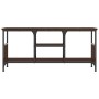 TV-Schrank aus Eisen, braunes Eichensperrholz, 100 x 35 x 45 cm von vidaXL, TV-Möbel - Ref: Foro24-831802, Preis: 52,33 €, Ra...