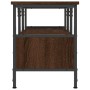 TV-Schrank aus Eisen, braunes Eichensperrholz, 100 x 35 x 45 cm von vidaXL, TV-Möbel - Ref: Foro24-831802, Preis: 52,33 €, Ra...