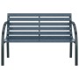 Graue Holzbank 120 cm von vidaXL, Gartenbänke - Ref: Foro24-47936, Preis: 110,21 €, Rabatt: %