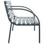 Graue Holzbank 120 cm von vidaXL, Gartenbänke - Ref: Foro24-47936, Preis: 110,21 €, Rabatt: %