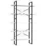 Regal 5-stufiges Regal aus weißem Ingenieurholz 100x30x175 cm von vidaXL, Bücherregale und Regale - Ref: Foro24-3081998, Prei...