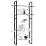 Regal 5-stufiges Regal aus weißem Ingenieurholz 100x30x175 cm von vidaXL, Bücherregale und Regale - Ref: Foro24-3081998, Prei...