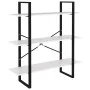 Regal 5-stufiges Regal aus weißem Ingenieurholz 100x30x175 cm von vidaXL, Bücherregale und Regale - Ref: Foro24-3081998, Prei...