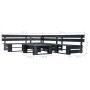4-teiliges Gartenmöbelset aus schwarzen Holzpaletten von vidaXL, Gartensets - Ref: Foro24-277420, Preis: 255,50 €, Rabatt: %