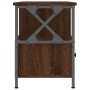 TV-Schrank aus Eisen, braunes Eichensperrholz, 102 x 33 x 45 cm von vidaXL, TV-Möbel - Ref: Foro24-831792, Preis: 78,13 €, Ra...