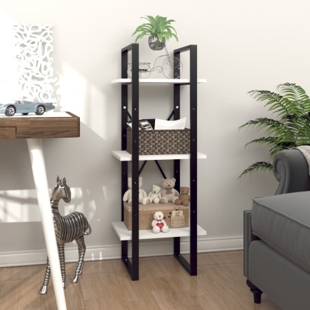 Regal aus weißem Sperrholz mit 3 Ebenen, 40x30x105 cm. von vidaXL, Bücherregale und Regale - Ref: Foro24-806487, Preis: 36,28...