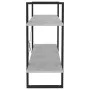 Estantería de 2 niveles contrachapada gris hormigón 100x30x70cm de vidaXL, Librerías y estanterías - Ref: Foro24-806471, Prec...