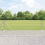 Reja con postes Plateado 0.6 x 10 m Acero