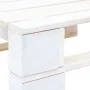 White wooden pallet ottoman for garden by vidaXL, Outdoor ottomans - Ref: Foro24-45758, Price: 53,16 €, Discount: %