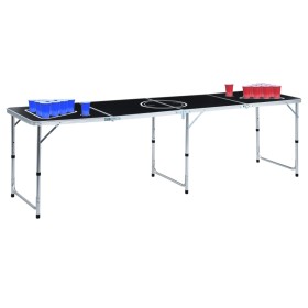 Mesa de beer pong plegable con tazas y bolas de 240 cm de vidaXL, Mesas de beer pong - Ref: Foro24-3056793, Precio: 138,56 €,...