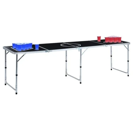 Folding beer pong table with cups and balls 240 cm by vidaXL, beer pong tables - Ref: Foro24-3056793, Price: 136,10 €, Discou...