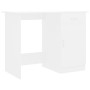Weißer Sperrholzschreibtisch 100x50x76 cm von vidaXL, Schreibtische - Ref: Foro24-801080, Preis: 82,86 €, Rabatt: %
