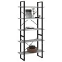 Sonoma gray plywood 5-tier shelving unit 80x30x175 cm by vidaXL, Bookcases and shelves - Ref: Foro24-3114017, Price: 98,78 €,...