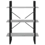 5-stufiges Regal aus grauem Sonoma-Sperrholz, 80 x 30 x 175 cm von vidaXL, Bücherregale und Regale - Ref: Foro24-3114017, Pre...