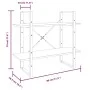 5-stufiges Regal aus grauem Sonoma-Sperrholz, 80 x 30 x 175 cm von vidaXL, Bücherregale und Regale - Ref: Foro24-3114017, Pre...