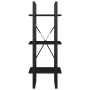 Estantería de 3 niveles madera contrachapada negro 40x30x105 cm de vidaXL, Librerías y estanterías - Ref: Foro24-806488, Prec...