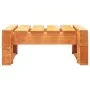 Honigbrauner Gartenhocker aus Holz mit Palettenpalette von vidaXL, Hocker für den Außenbereich - Ref: Foro24-45764, Preis: 44...