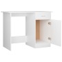 Weißer Sperrholzschreibtisch 100x50x76 cm von vidaXL, Schreibtische - Ref: Foro24-801080, Preis: 82,86 €, Rabatt: %