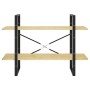 2-stöckiges Regal aus massivem Kiefernholz, 100 x 30 x 70 cm von vidaXL, Bücherregale und Regale - Ref: Foro24-806472, Preis:...